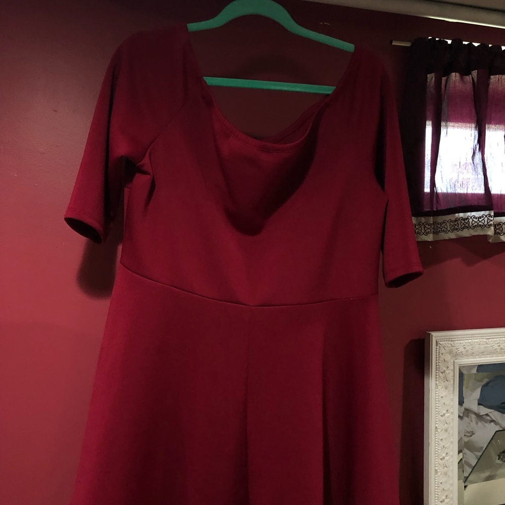 FTF Off the shoulder Peplum High Low Top - Picture 2 of 2